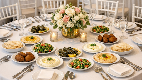 Halal wedding catering Calgary Middle Eastern cuisine Stampede weekend celebrations